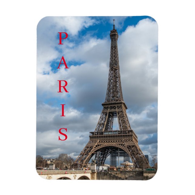 Magnet Flexible Aimant frigo Tour Eiffel Paris (Vertical)
