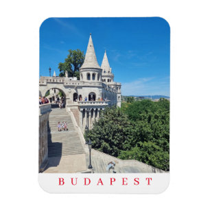 Magnet Flexible Aimant frigo vue de Budapest Fisherman's Bastion