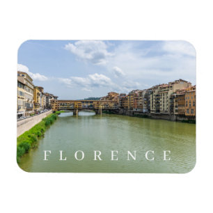 Magnet Flexible Aimant frigo vue Florence Ponte Vecchio