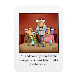 Magnet Flexible Aimant frigorifique pour Humour à vin