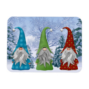 Magnet Flexible Aimant Gnomes d'hiver