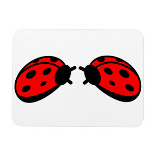 Magnet Flexible Aimant Lady Bugs 3"x4"
