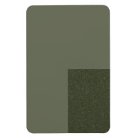 Aimant Minimal Vert Mousse Avec Accent en Bas