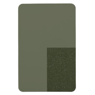 Magnet Flexible Aimant Minimal Vert Mousse Avec Accent en Bas