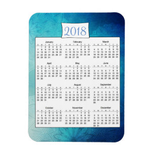 Magnet Flexible Aimant mystique de calendrier de mandala de la