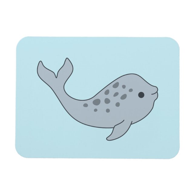 Magnet Flexible Aimant Narwhal sans dents (Horizontal)