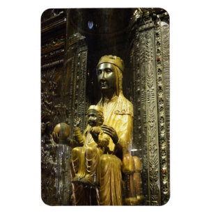 Magnet Flexible aimant noir de flexi de Montserrat de madonna