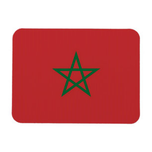 Magnet Flexible Aimant patriotique flexible avec drapeau du Maroc