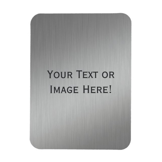 Magnet Flexible Aimant personnalisé à l'apparence métallique (Vertical)