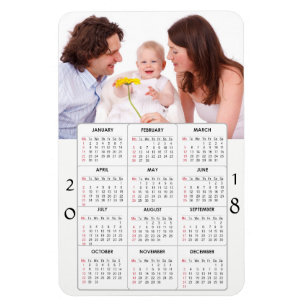 Magnet Flexible Aimant personnalisé de calendrier de la photo de