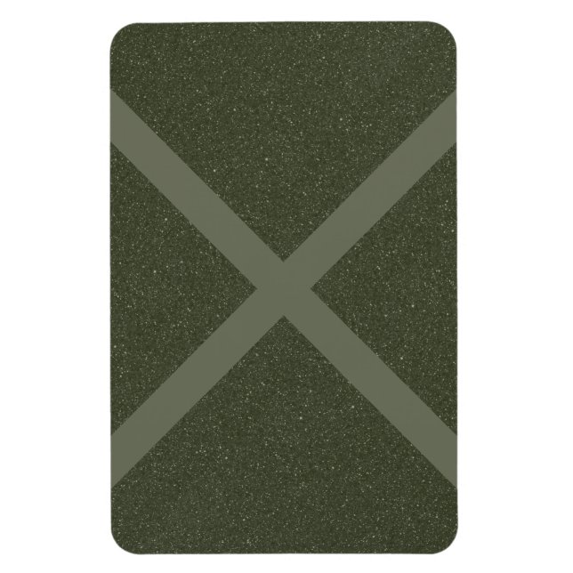 Magnet Flexible Aimant personnalisé de couleur vert mousse moderne (Vertical)