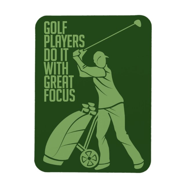 Magnet Flexible Aimant personnalisé GOLF PLAYER (Vertical)