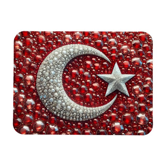 Magnet Flexible Aimant photo flexible aux couleurs turques (Horizontal)
