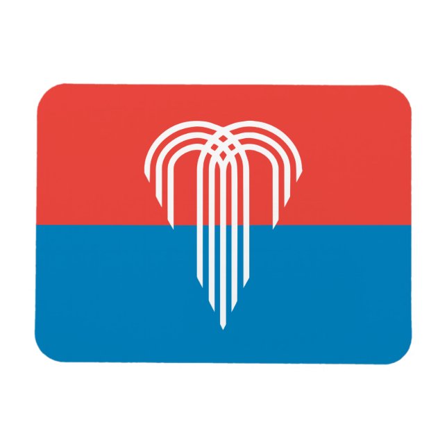 Magnet Flexible Aimant photo flexible avec drapeau de Kansas City (Horizontal)