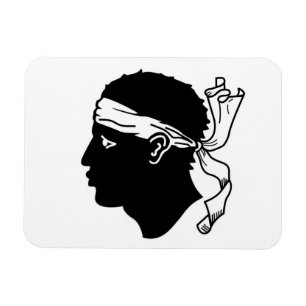 Magnet Flexible Aimant photo flexible avec drapeau de la Corse