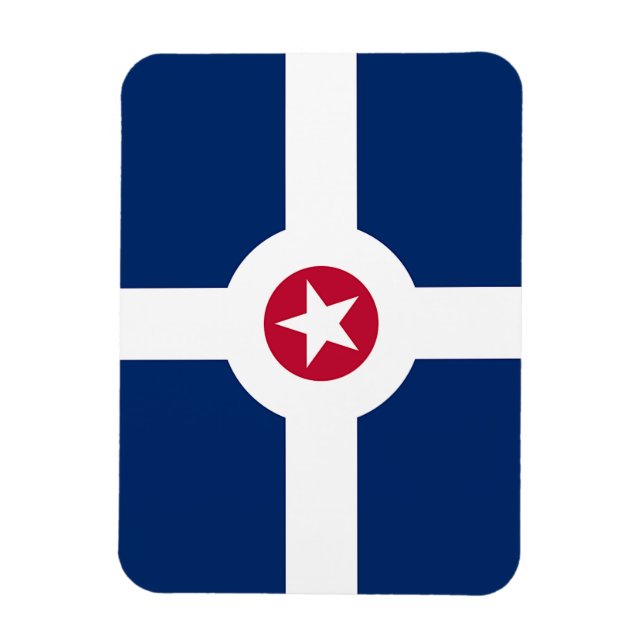Magnet Flexible Aimant photo flexible avec drapeau d'Indianapolis (Vertical)