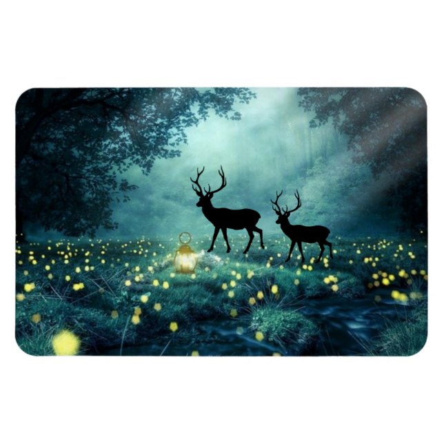 Magnet Flexible Aimant photo flexible de Forest Elk (Horizontal)
