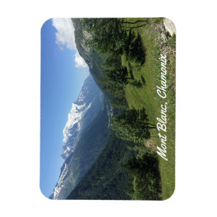 Magnet Flexible Aimant photo flexible Mont Blanc chamonix