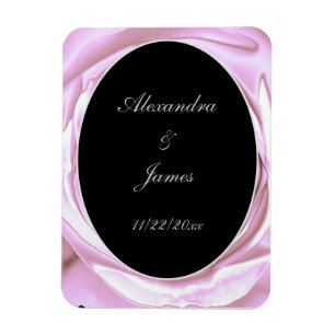 Magnet Flexible Aimant photo flexible rose métallisé