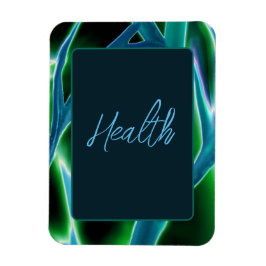Magnet Flexible Aimant photo flexible "Santé" Floral