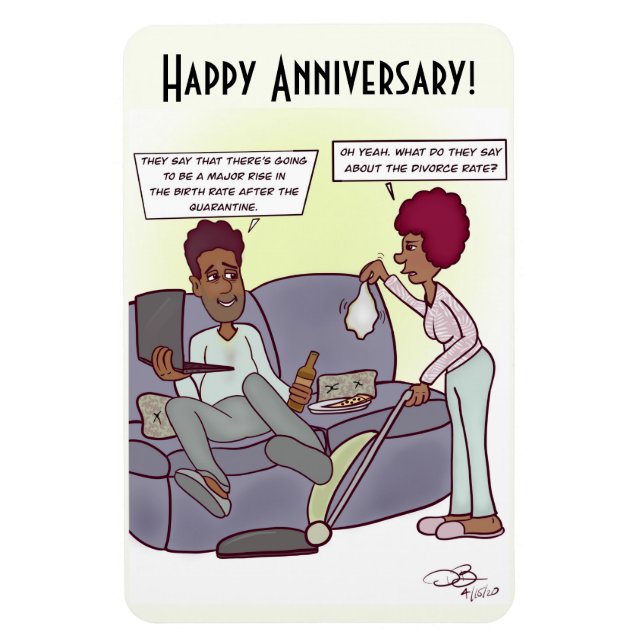 Magnet Flexible Aimant photo flexible Taux de divorce (Vertical)