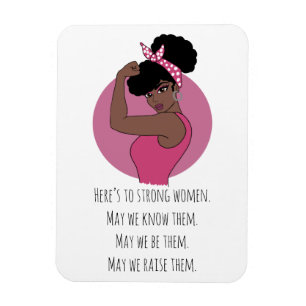 Magnet Flexible Aimant photo pour femmes noires fortes