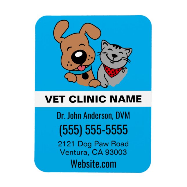 Magnet Flexible Aimant pour animaux de compagnie (Vertical)