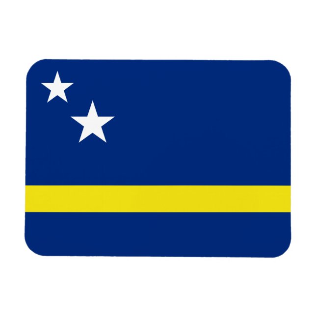 Magnet Flexible Aimant Premium Curacao Flag (Horizontal)