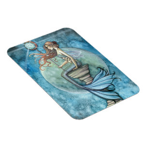 Magnet Flexible Aimant Premium en Vinyle Sirène de Lune de Jade