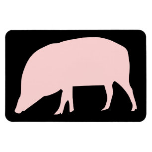 Magnet Flexible Aimant Premium pour porc rose