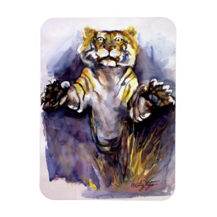 Magnet Flexible Aimant Premium Tiger