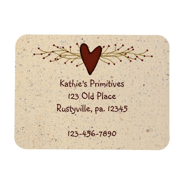 Magnet Flexible Aimant Primitive Heart Premium (Horizontal)