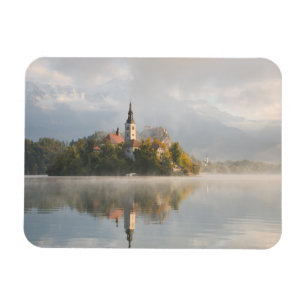 Magnet Flexible Aimant rectangulaire saigné brumeux de lac