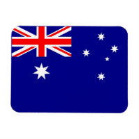 Aimant souple patriotique avec drapeau d'Australie