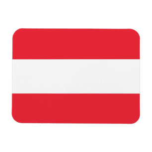Magnet Flexible Aimant souple patriotique avec drapeau d'Autriche