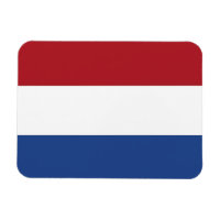 Aimant souple patriotique avec drapeau de Pays-Bas