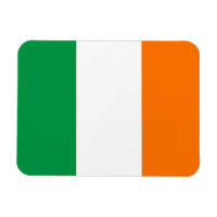 Aimant souple patriotique avec drapeau d'Irlande