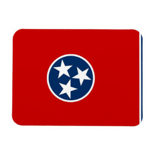 Magnet Flexible Aimant souple patriotique avec drapeau du Tennesse
