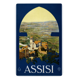 Magnet Flexible Aimant vintage Assisi Italie