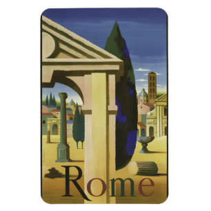 Magnet Flexible Aimant vintage Rome Italie