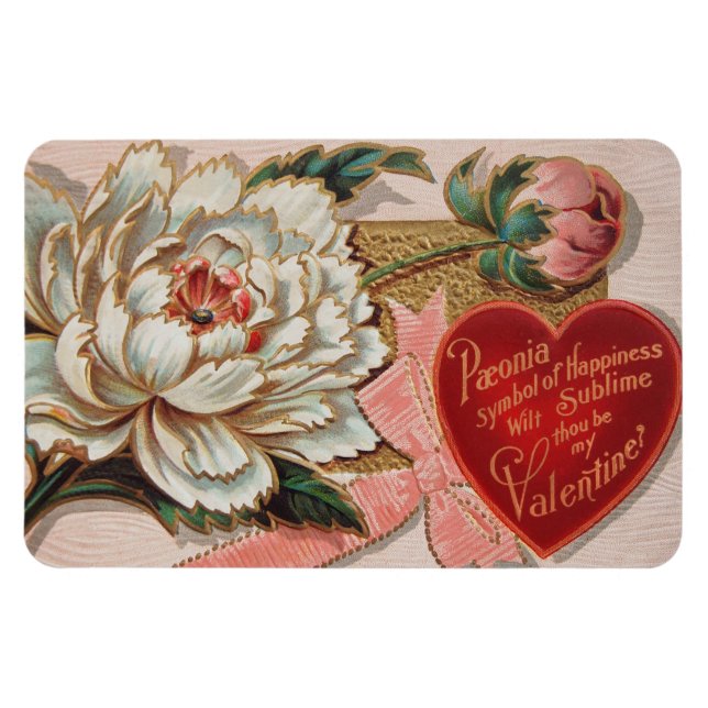 Magnet Flexible Aimant vintage Valentine (Horizontal)