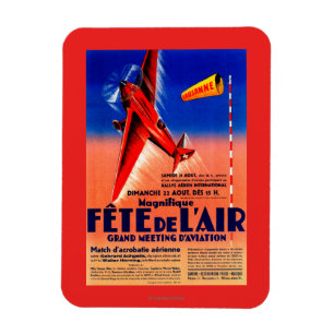 Magnet Flexible Airshow comportant le courrier promotionnel de