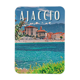 Magnet Flexible Ajaccio Photo Vintage 