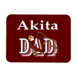 Magnet Flexible Akita Chien Papa