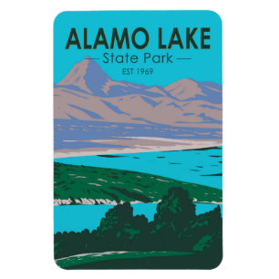 Magnet Flexible Alamo Lake State Park Arizona Vintage  