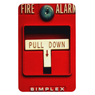 Magnet Flexible Alarme d'incendie