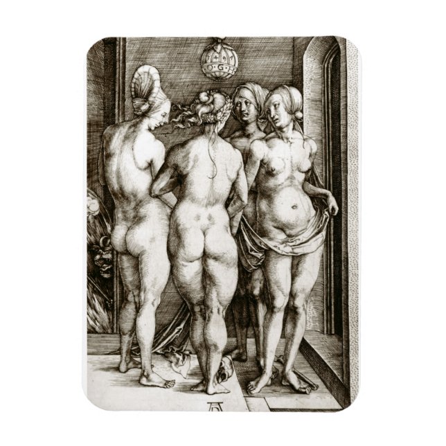 Magnet Flexible Albrecht Durer - Les Quatre Sorcières (Vertical)