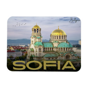 Magnet Flexible Alexander Nevsky Sofia , Bulgarie cadeaux vintage