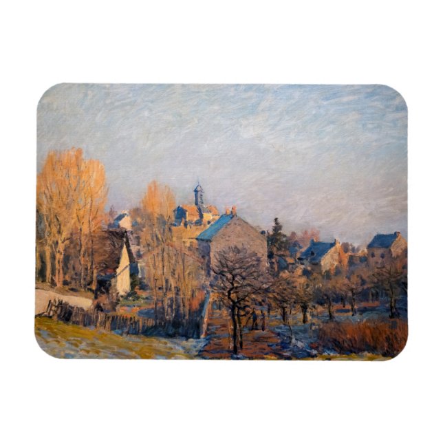 Magnet Flexible Alfred Sisley - Frosty Morning à Louveciennes (Horizontal)