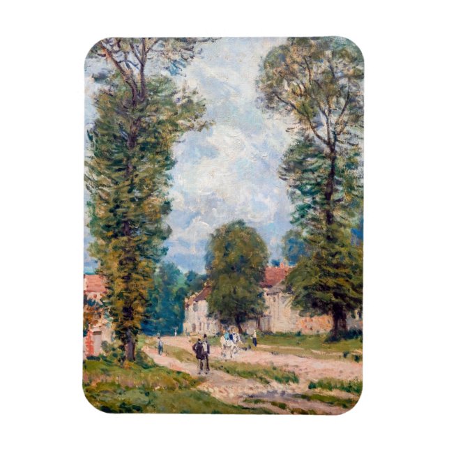 Magnet Flexible Alfred Sisley - Le chemin Versailles (Vertical)